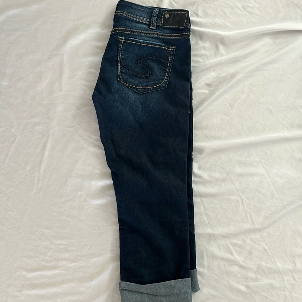 Silver Suki Capri W30